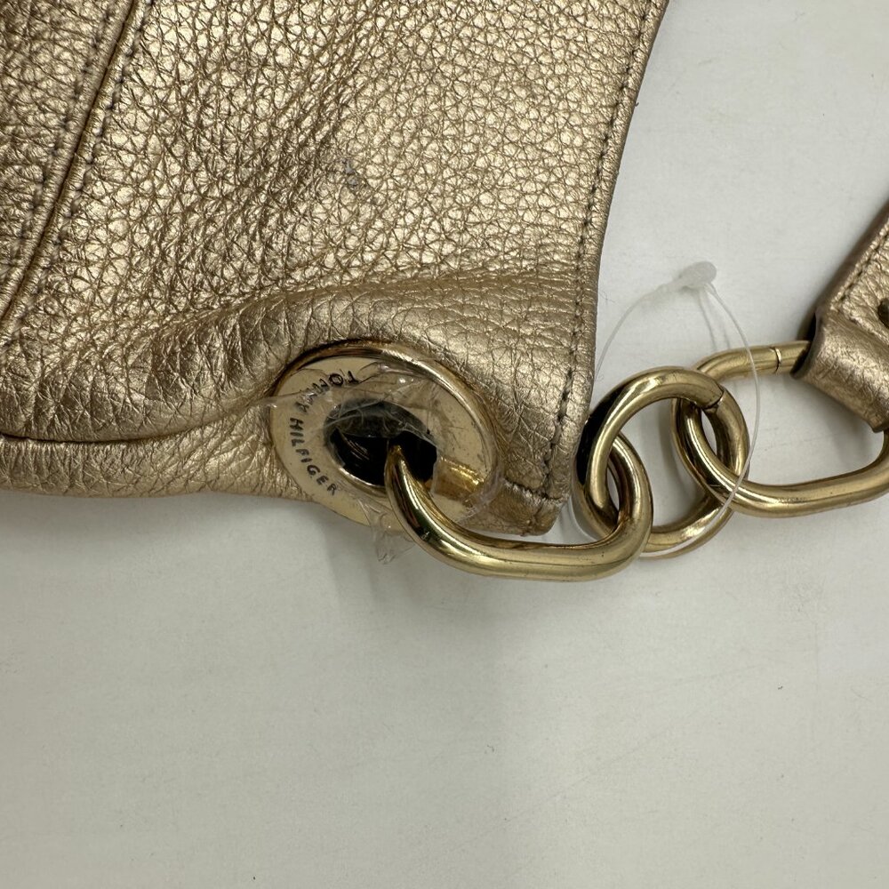 EUC Tommy Hilfiger Womens Purse Gold Shimmering Handbag  Bag - Picture 3 of 7